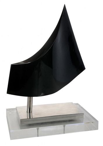 Modern Sailboat Sculpture