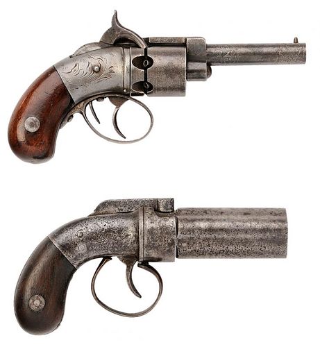Six Shot Springfield Revolver, Five Shot Pepperbox