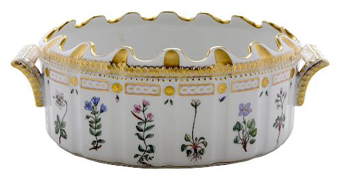 Flora Danica Porcelain Monteith/Ice Basin