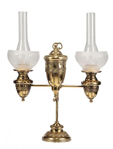 Tiffany Studios Bronze Lamp, No. 119
