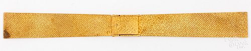 18K yellow gold watchband