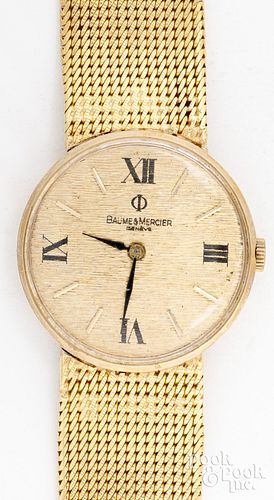 Baume and Mercier 14K gold watch