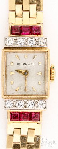 Tiffany & Co. 14K gold ladies wristwatch