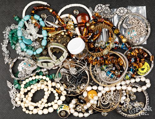 Costume jewelry, to include sterling silver
