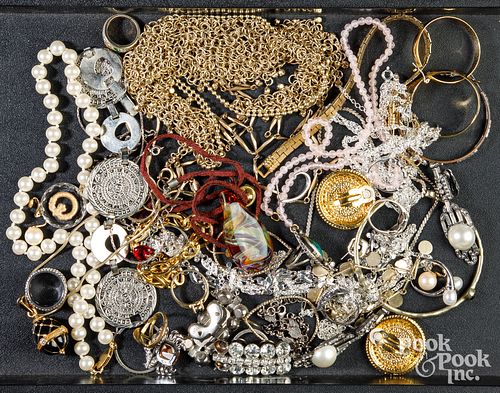 Costume jewelry, to include silver jewelry