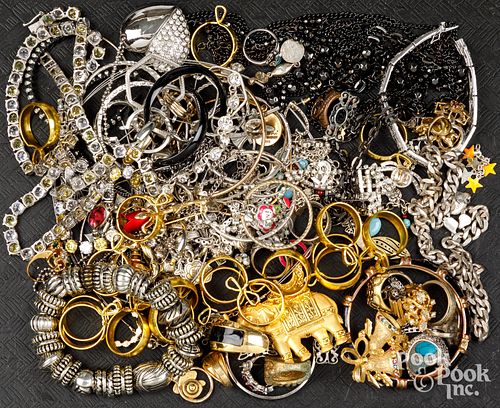Costume jewelry, to include silver jewelry