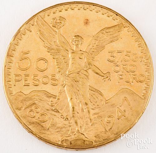 Mexico 50 Pesos gold coin