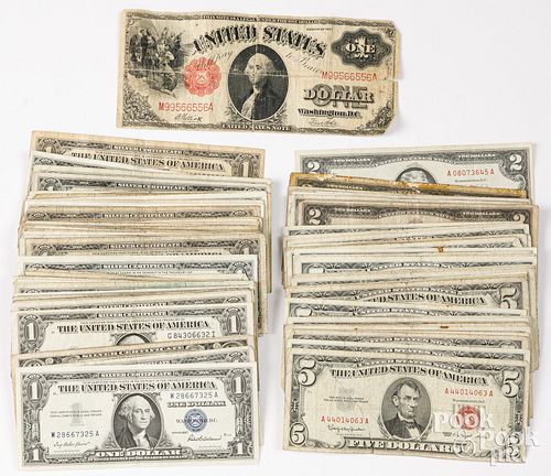 US paper currency, $304 face value