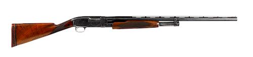 Winchester model 12, pump action shotgun, 12 gauge, made in 1922, having a 2 3/4'' chamber, full ch