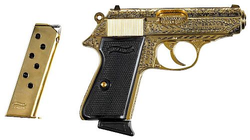 Walther PPKS American Limited Edition Collector's Series semi-automatic pistol, .380 ACP caliber