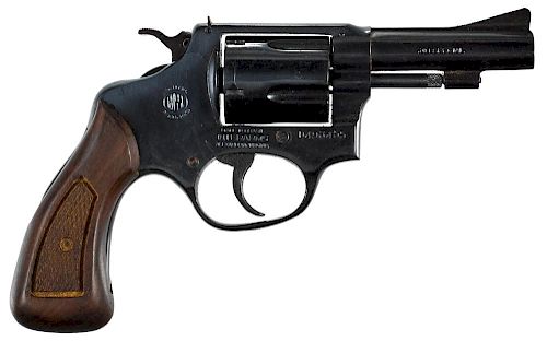Rossi model 68 five-shot revolver, .38 caliber, blued, with 3'' round barrel, in the original box.
