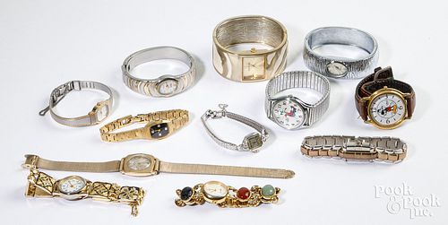 Costume jewelry and watches