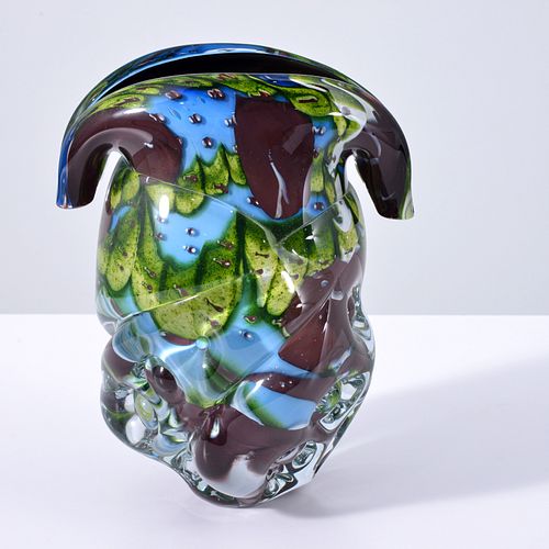 Tom Constantine Glass Sculpture / Vessel