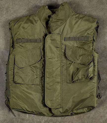 Vietnam era body fragmentation flak jacket, dated 1968.