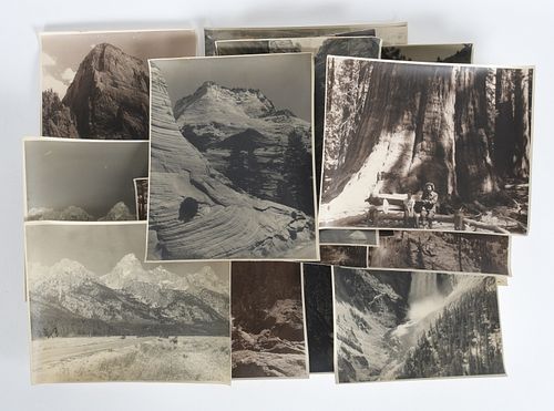 A Group of Vintage Photographs, Western National Parks 