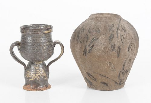 Two Pieces of Early Asian Pottery