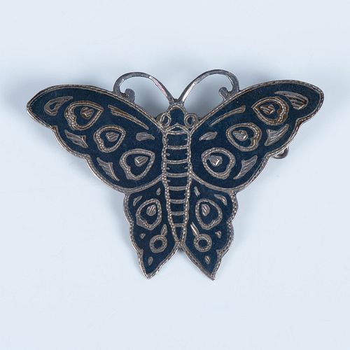 Beautiful Vintage Sterling Silver Butterfly Pin