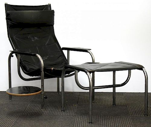 Hans Eichenberger Lounge Chair & Ottoman, 1960s