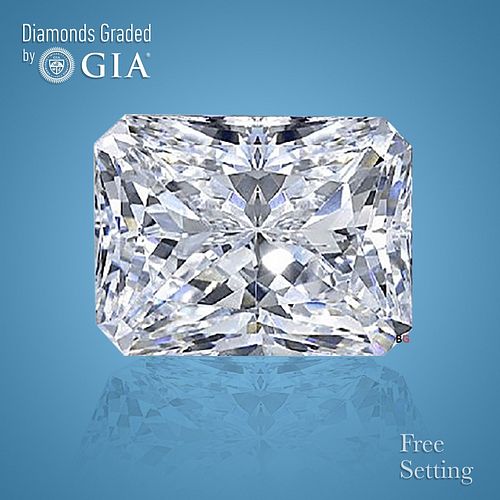 4.01 ct, F/VS1, Radiant cut GIA Graded Diamond. Appraised Value: $355,800 