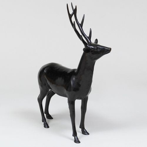 Bronze Model of a Stag