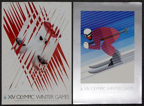 Lot of 22 Winter Olympics 1984: Sarajevo,