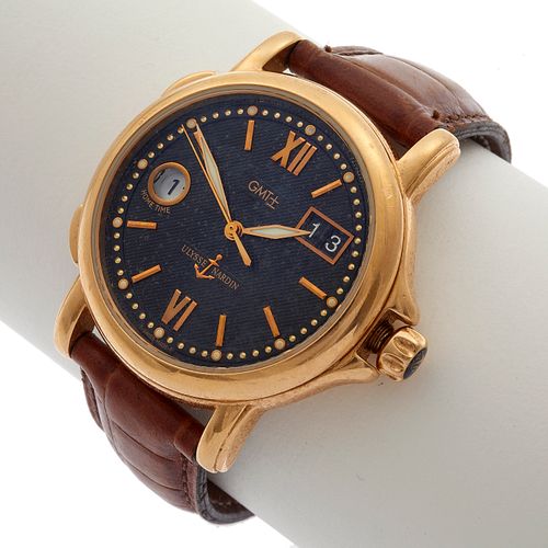 Ulysse Nardin, San Marco GMT Big Date, 18k Rose Gold Watch, Ref 226.87