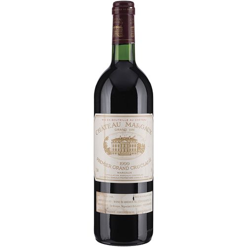 Château Margaux. Cosecha 1999. Grand Vin. Premier Grand Cru Classé. Nivel: en el cuello. Calificación 93 / 100.