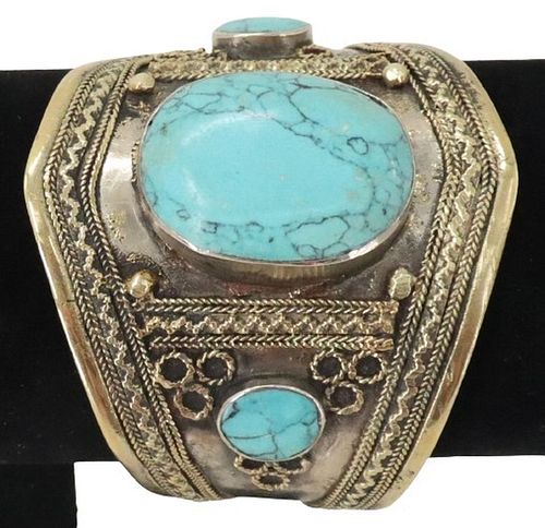 Vintage Chinese Turquoise Bracelet