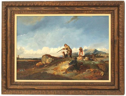 Frank Buchser (1828-1890) Swiss, Oil on Canvas