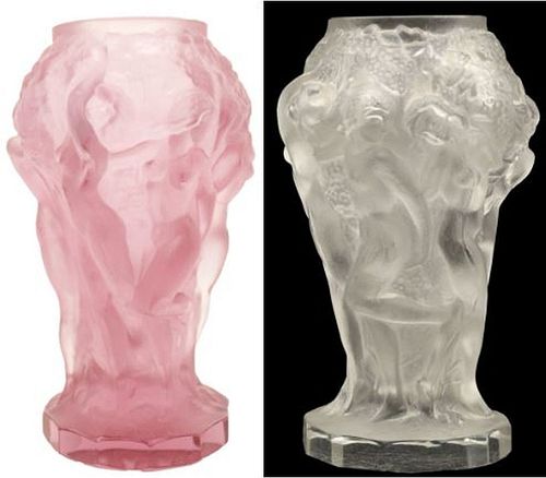 (2) Art Deco Vases