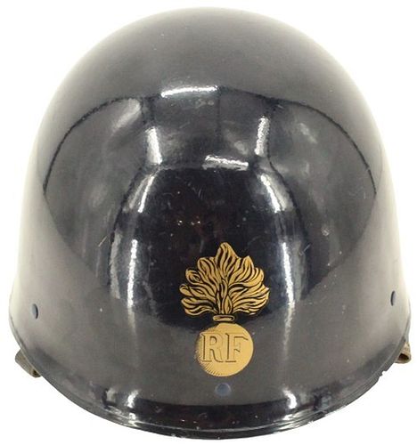 "RF" (Republic Francaise) Steel French Army Helmet