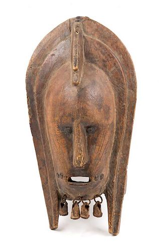A Bamana Wood Mask, MALI,
