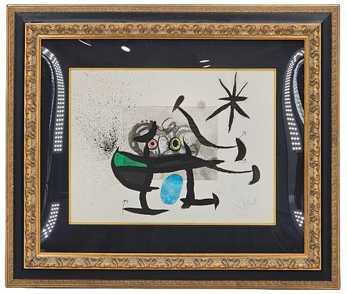 Joan Miro (1893-1983) Spanish, Aquatint