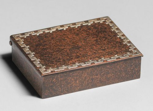 Heintz Sterling on Bronze Box c1920s
