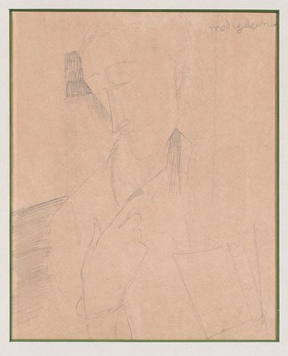 Amedeo Modigliani, Portrait de Poete Baranowski