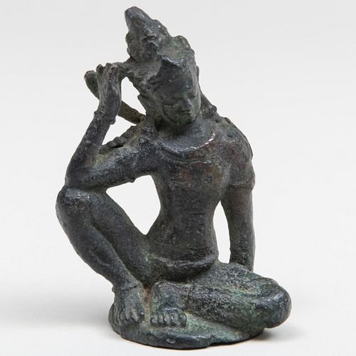 Javanese Bronze Figure of Bodhisattva 