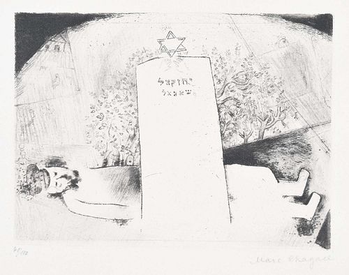 Marc Chagall, My Father's Grave