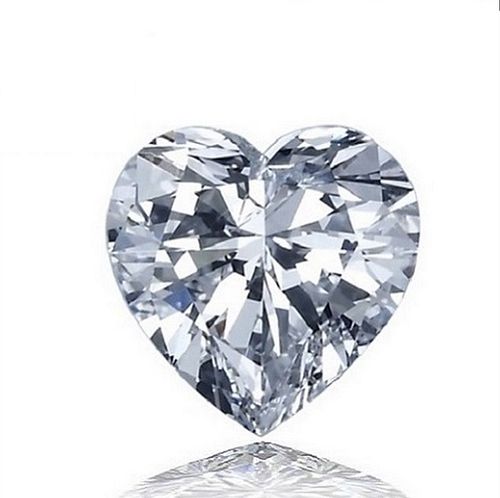 4.01 ct, F/VS2, Heart cut IGI Graded Lab Grown Diamond