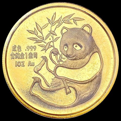 1987 China 1oz Gold Panda GEM PROOF