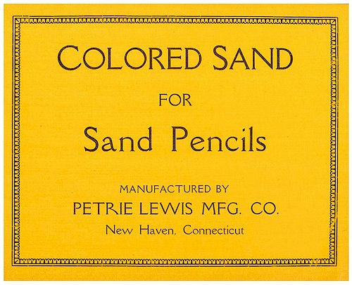 Sand Pencil.