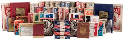 Magician’s Collection of Vintage Playing Cards.