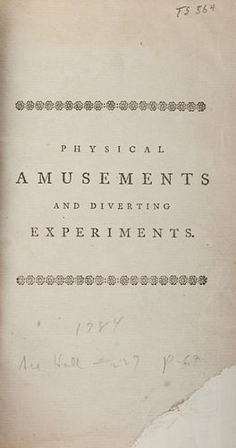 Physical Amusements and Diverting Experiments.
