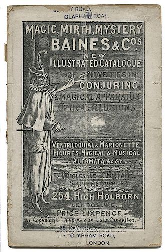 Baines & Co.’s New Illustrated Catalogue of Novelties in Conjuring.