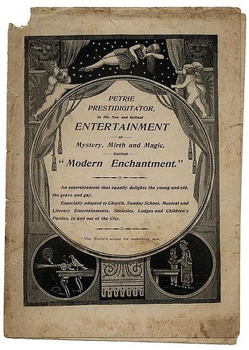 Petrie Prestidigitator. Entertainment of Mystery, Mirth, and Magic.