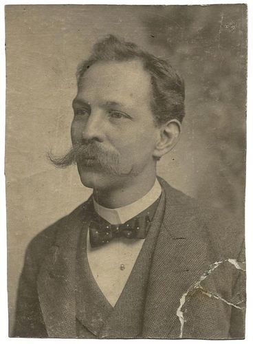 Portrait of Magician W.E. Robinson.