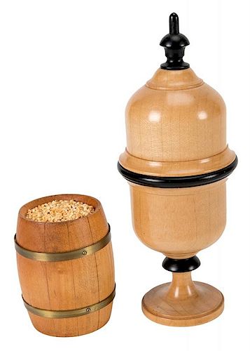Millet Vase and Barrel.