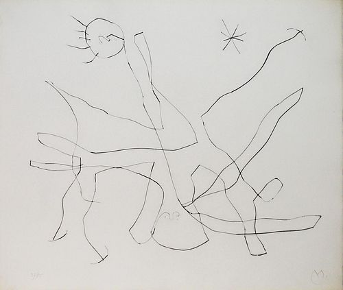 Joan Miro - Untitled XIII from "Flux de l'Aimant"