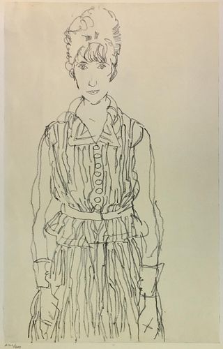 Egon Schiele (After) - Edith Schiele
