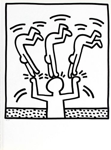 Keith Haring - Gymnastics (from Lucio Amelio Suite)