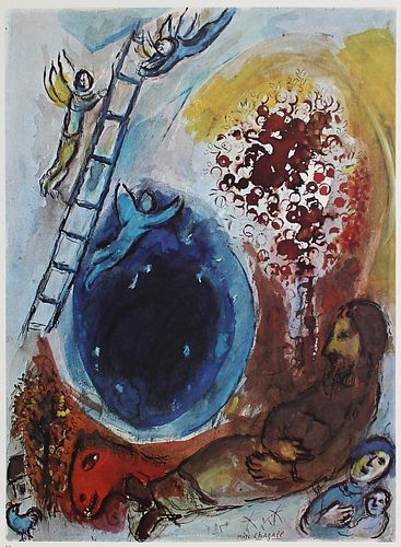 Marc Chagall - Jacobs Ladder (After)